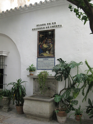 Fuente y Azulejo de la Natividad