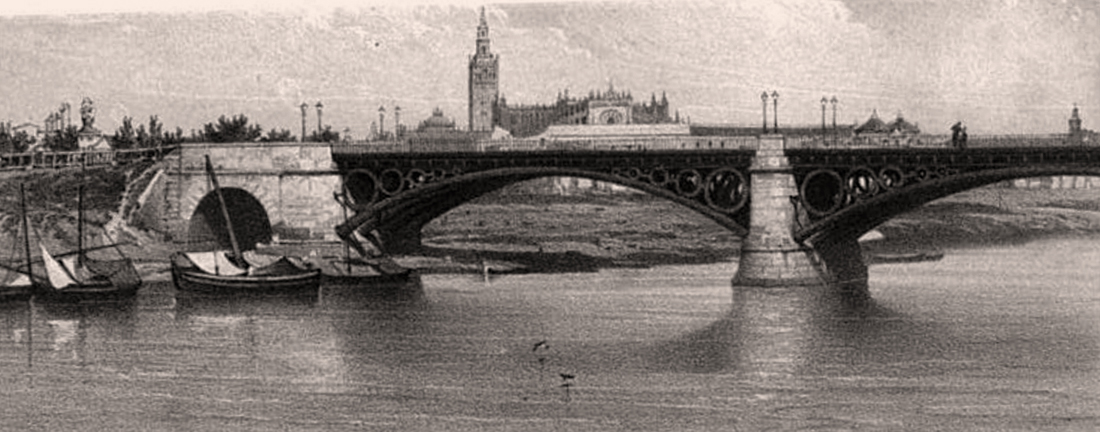 Puente de Isabel II en 1862