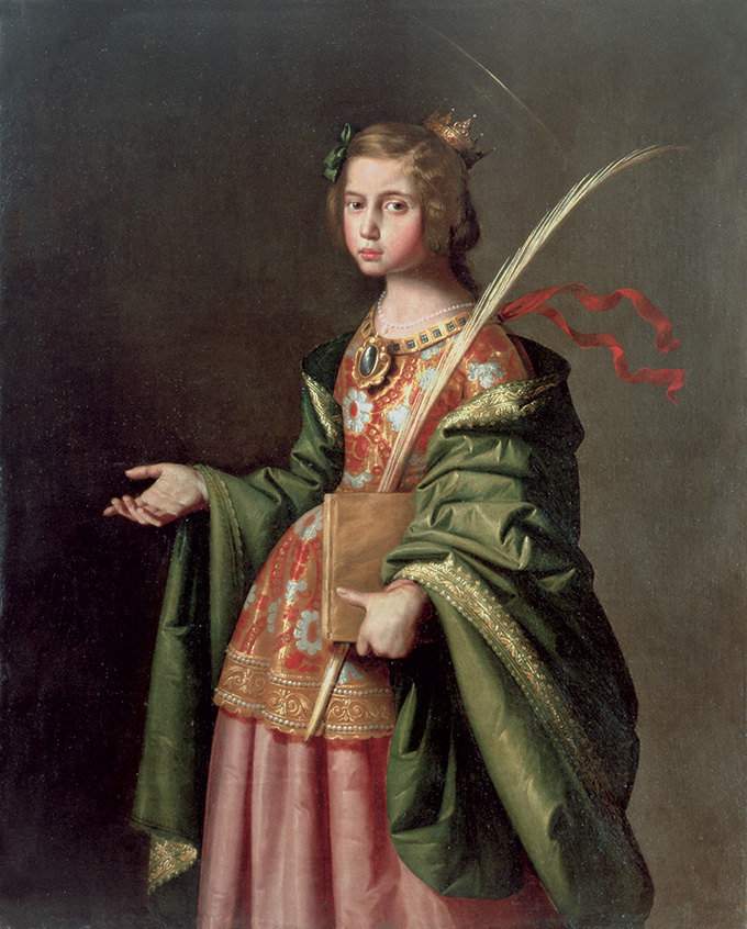 Santa Isabel de Hungría. Zurbarán.