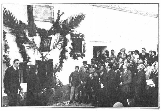 Inauguración lápida conmemorativa