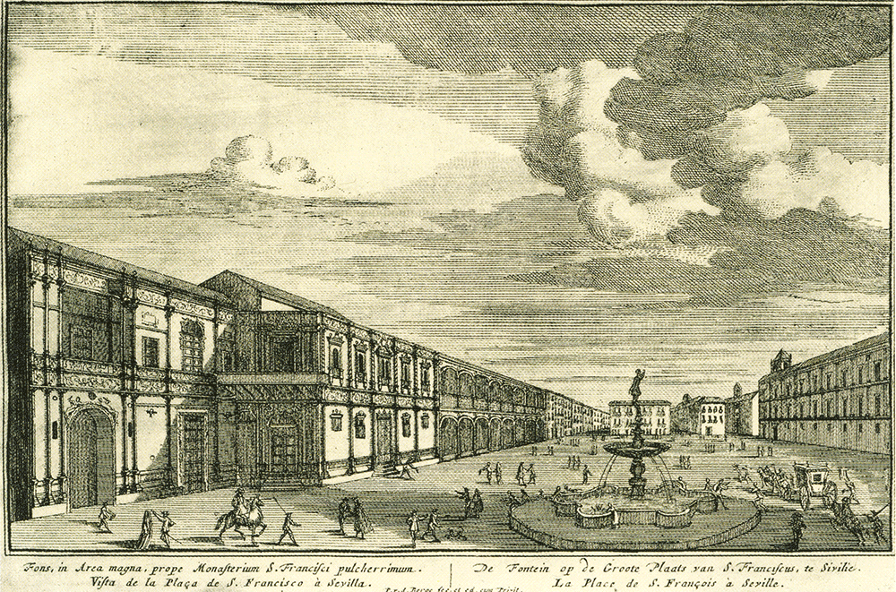 Plaza de San Francisco, 1700.